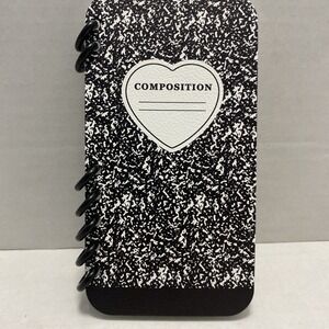 iPhone 14 Pro‎ Case New Designed To Resemble A Composition Note Book New